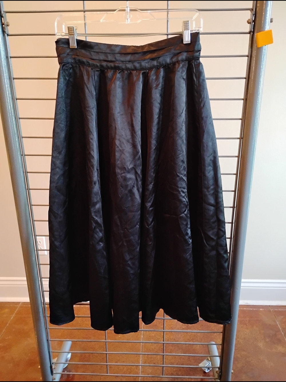 Gunne‎ Sax Black Full Midi Skirt with Waistband